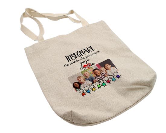 borsa spesa in juta per maestre