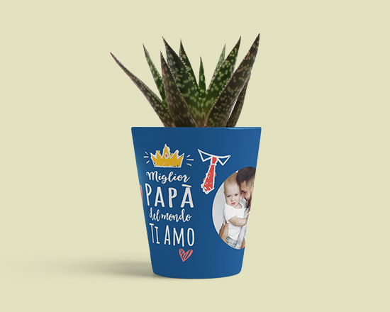 Vaso “Miglior Papà” Personalizzabile