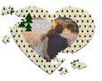 Alberelli stilizzati per il foto puzzle cuore