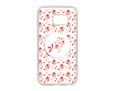 Cover in silicone Galaxy S6 Edge Pink birds
