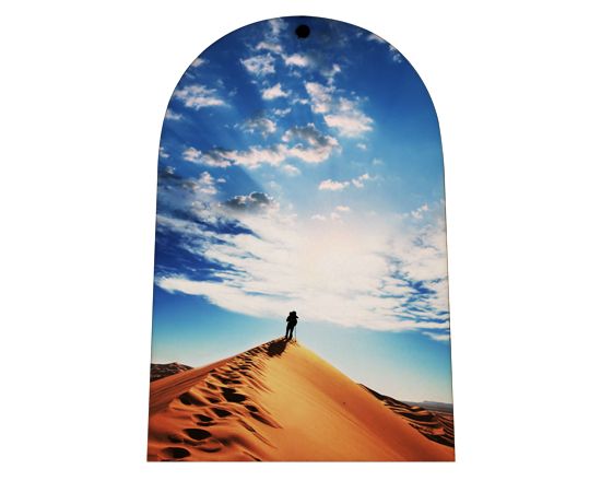 foto stampate su campana in legno