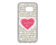 Grafica con cuore rosa e scritta per Samsung S7 Edge