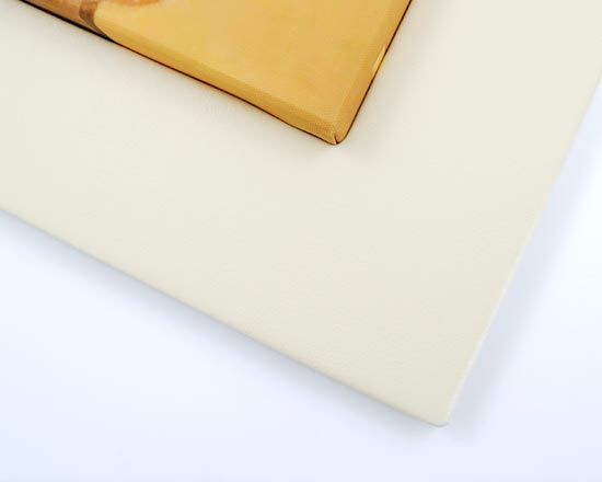 Tela con cornicie - pella bianca