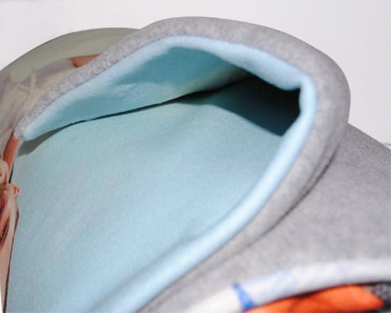 Coperta in pile doppio strato - dettaglio