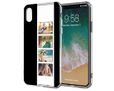 Cover Trasparente iPhone XS Black Collage