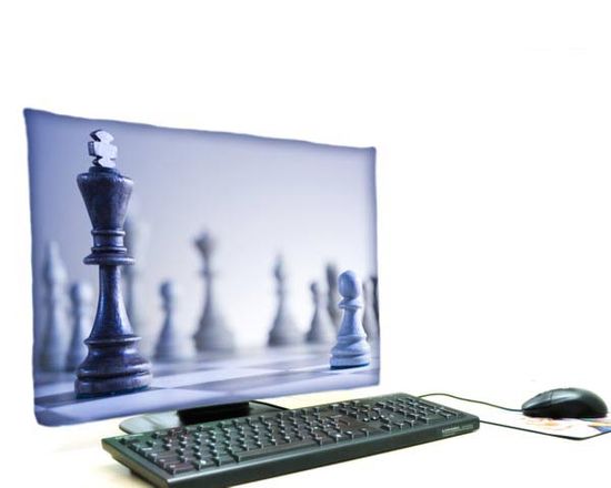 Copri Monitor stampati con immagini e testo