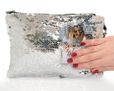Pochette con Paillettes Collage