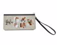 Portafoglio deluxe da donna personalizzato con grafica love collage
