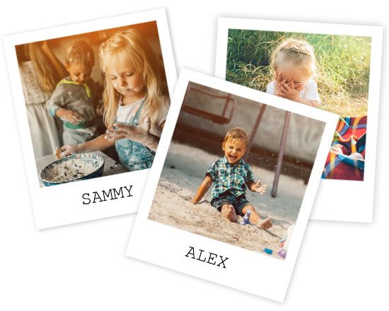 Crea calamite polaroid personalizzate