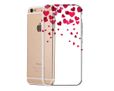 Cover Trasparente iPhone 6 Glitter Hearts