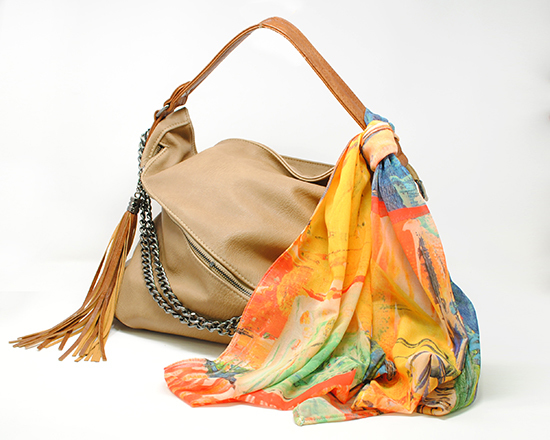 sciarpa multiuso in chiffon