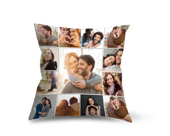 cuscino collage con riquadro centrale - tessuto dainetto