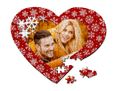 Puzzle cuore A3 Fiocchi di neve