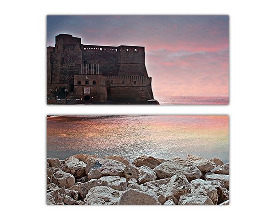Una pannelli orizzontali per la stampa della tua foto