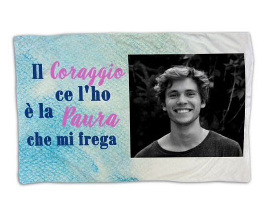 Coperta 150x100 Coraggio e paura