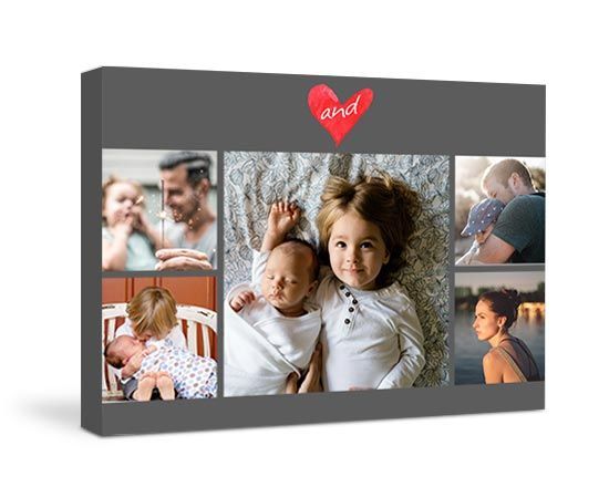 Tela collage personalizzata con grafica