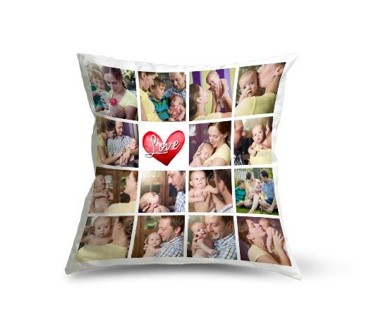 cuscino dainetto, personalizzabile con le foto più belle, il regalo ideale per far emozionare chi lo riceve