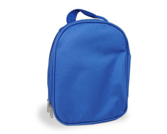 retro blu borsa porta pranzo