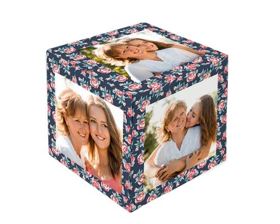 Un elegante foto cubo da personalizzare con le tue foto