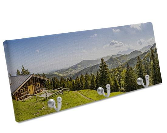 Appendiabiti su Tela 50x20 cm con paesaggio rurale