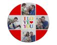 Puzzle rotondo Four love