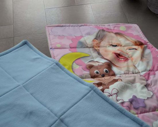 copri la morbidezza dei fasciatoi personalizzati con foto testi e immagini