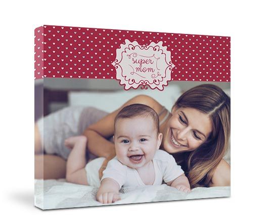 Stampa su tela Super mom