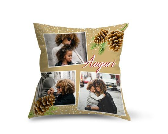 Cuscino dainetto Pigne natalizie