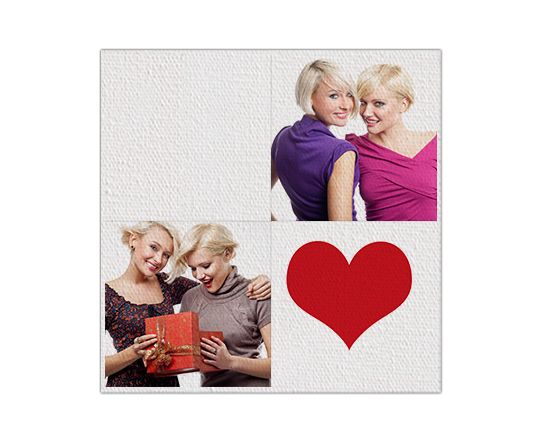 tela senza telaio collage