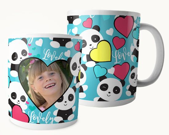 Tazza panoramica Lovely panda