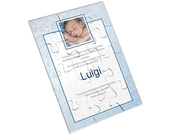 Puzzle Magnetici Rettangolari Blue frame