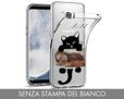 Cover trasparente Samsung S8 Black Cat