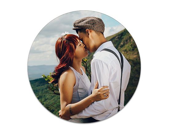 stampa calamita rotonda grande con le tue foto più belle