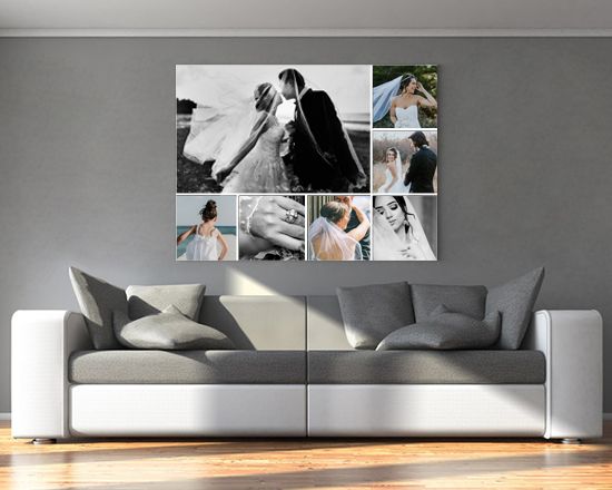 Stampa foto su tela effetto collage