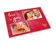 Puzzle in legno big, con grafica love