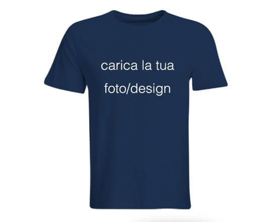 Maglia blu navy da personalizzare