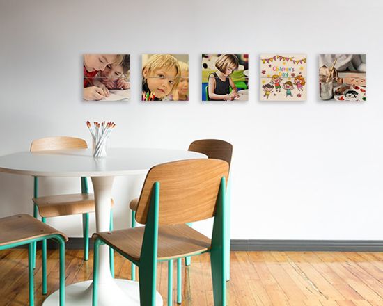 stampa foto su quadretti in legno con listelli