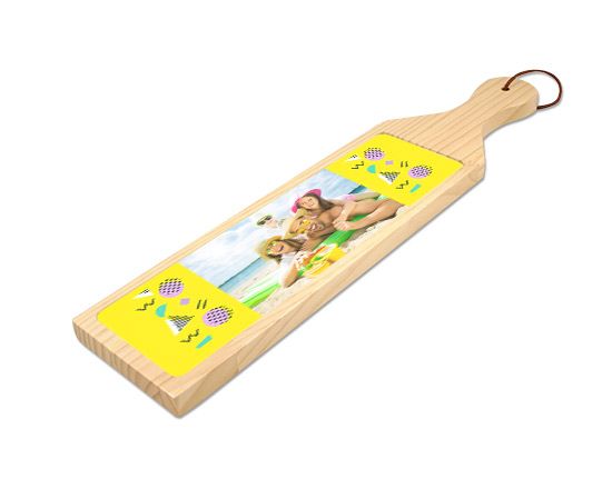 Tagliere rettangolare in legno Fantasy yellow