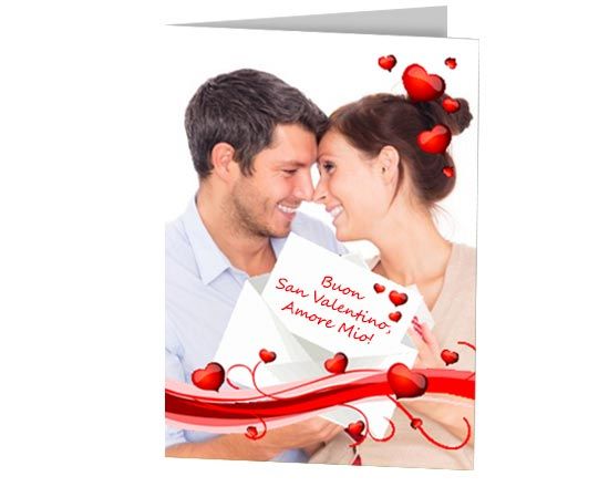 Biglietto - Card pieghevole con grafica message