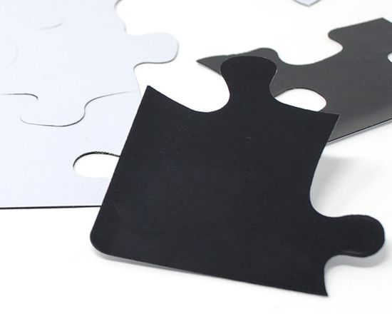 retro magnetico pe il puzzle con foto