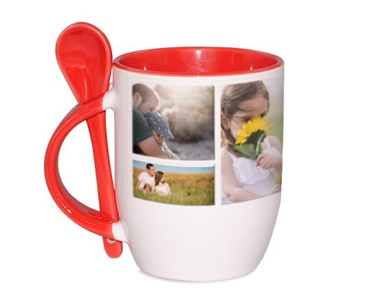 Tazza personalizzata con foto collage di immagini