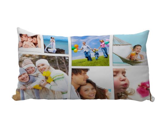 collage di immagini da stampare sul tuo cuscino carezza personalizzato con stampa in alta definizione