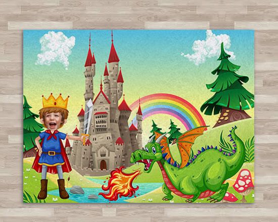 tappeto giochi personalizzato con foto