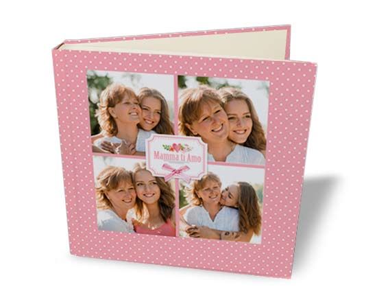 album fotografico quadrato disponibile in due misure