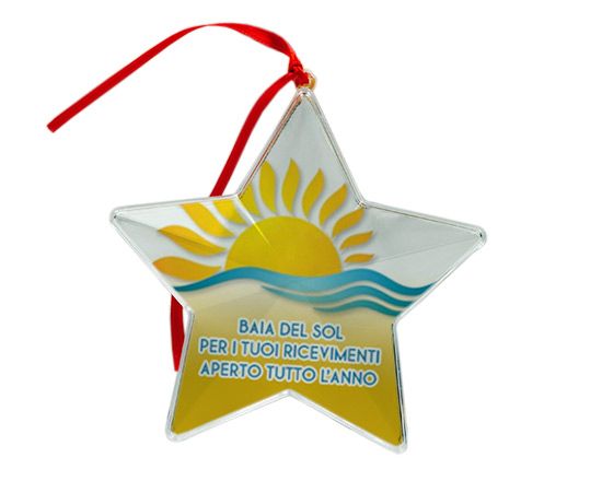 Diffondi il tuo brand grazie a questi addobbi natalizi a forma di stella