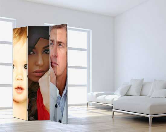 Scegli di personalizzare ciascun pannello con una foto diversa per un effetto originale da inserire nei tuoi ambienti.