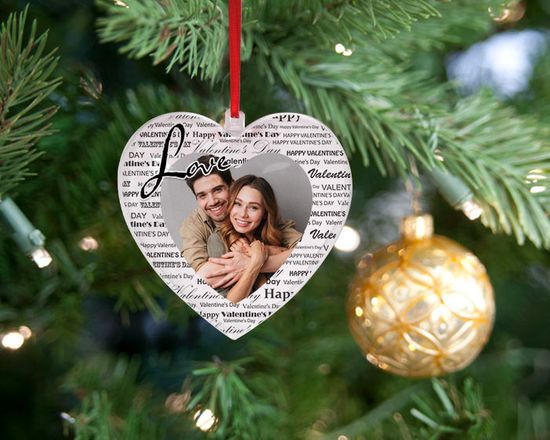 Cuore di Natale Scritte love