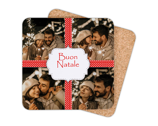 Con nastri di stelline nel colore arancione