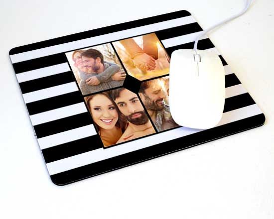 Tappetino Mouse con grafica a strisce