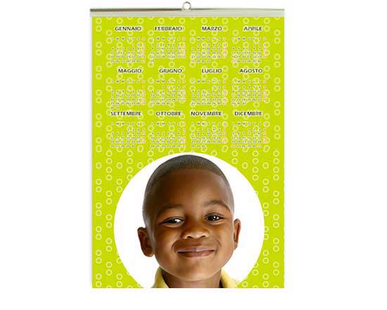 Calendario A3 pagina singola Green